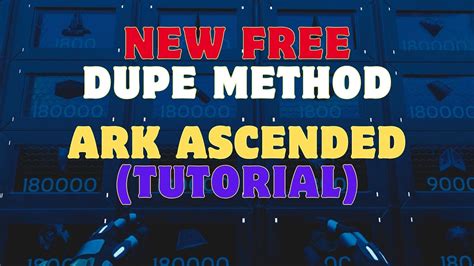 ark bag dupe|how to dupe ark ascended.